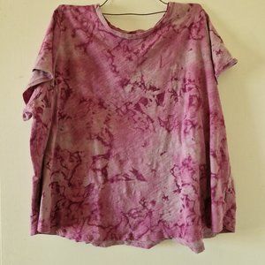 Purple tie-dye T-shirt 3x Old Navy 22 / 24